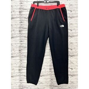 The North Face Tech Pants Jogger Women's Large Black Neon Pink Standard Fit